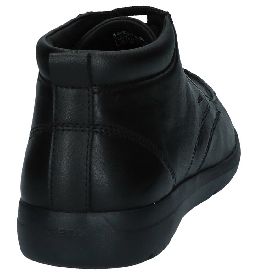 Geox Chaussures hautes en Noir en cuir (223071)