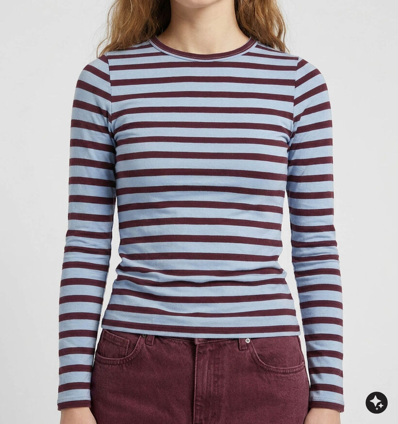 The Shirt Project Bordeaux T-shirt met Lange Mouwen voor dames (381888)