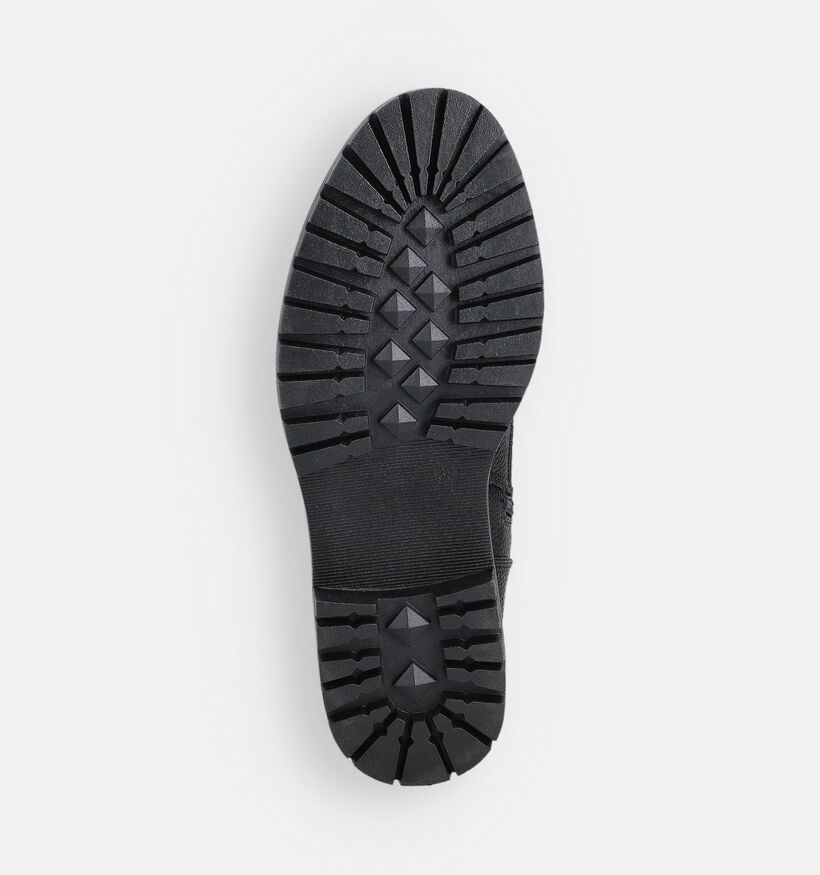 Poelman Boots à lacets en Noir pour femmes (364187)