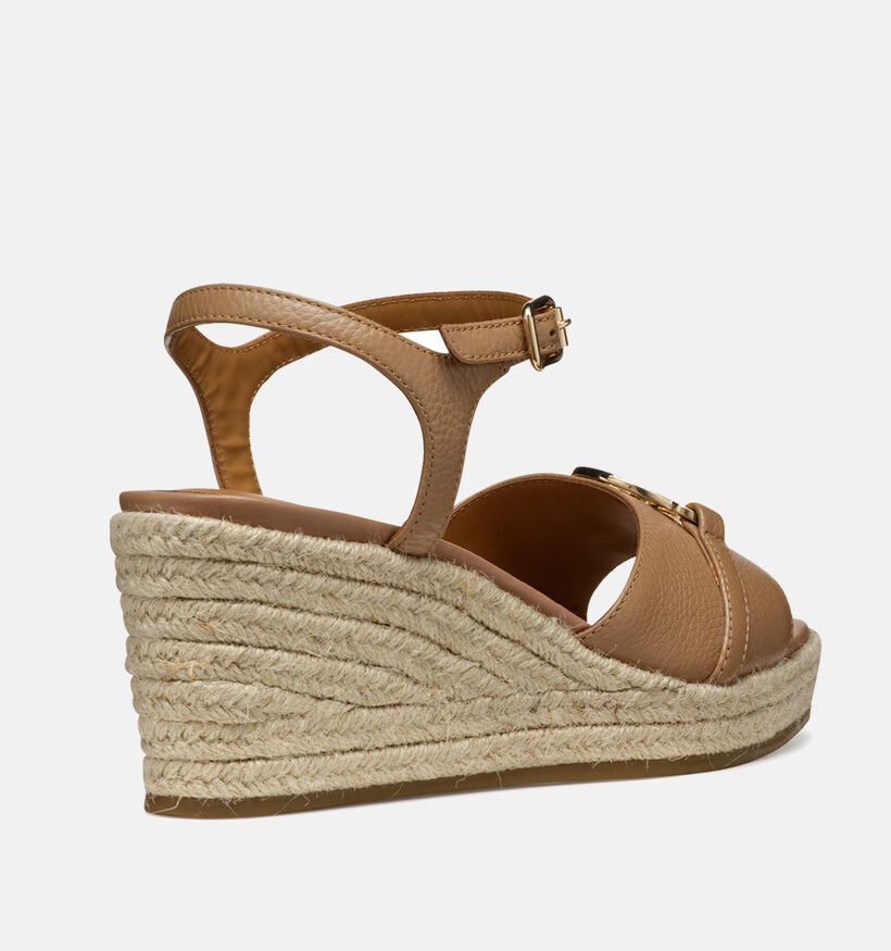 Geox Panarea Beige Sandalen met sleeha voor dames (353772)
