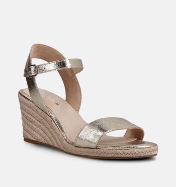 Tamaris Sandalen Goud/Cognac/Blauw