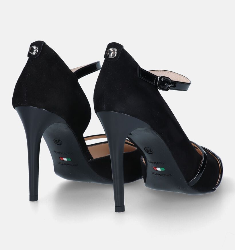 Nerogiardini Zwarte High Heel Pumps Met Riempje voor dames (330793)