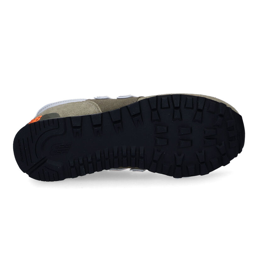 New Balance GC 574 Baskets en Vert pour garçons (319262)
