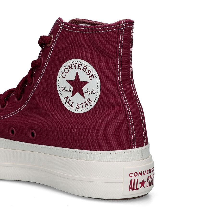 Converse CT AS Lift Platform Workwear Baskets en Bordeaux pour femmes (320391)