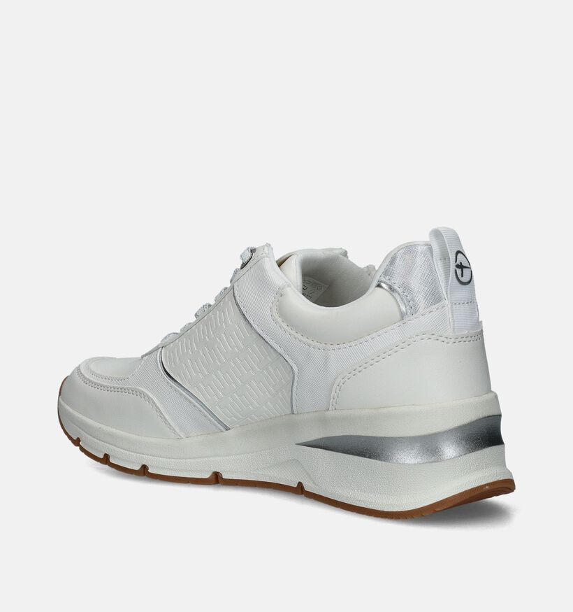 Tamaris Baskets casual en Blanc pour femmes (351518) - pour semelles orthopédiques