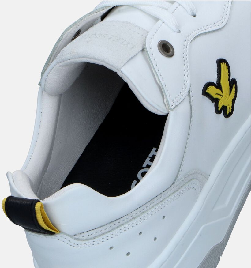 Lyle & Scott Chaussures à lacets en Blanc pour hommes (348708) - pour semelles orthopédiques