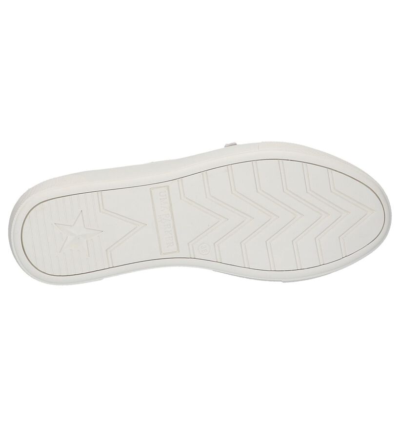 Uma Parker Chaussures slip-on en Blanc en cuir (218872)