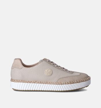 Rieker Low Chaussures plates Beige