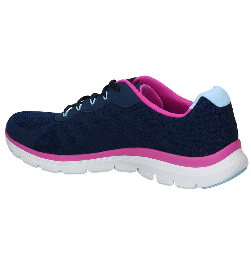 Skechers Flex Appeal Baskets en Bleu pour femmes (301491)