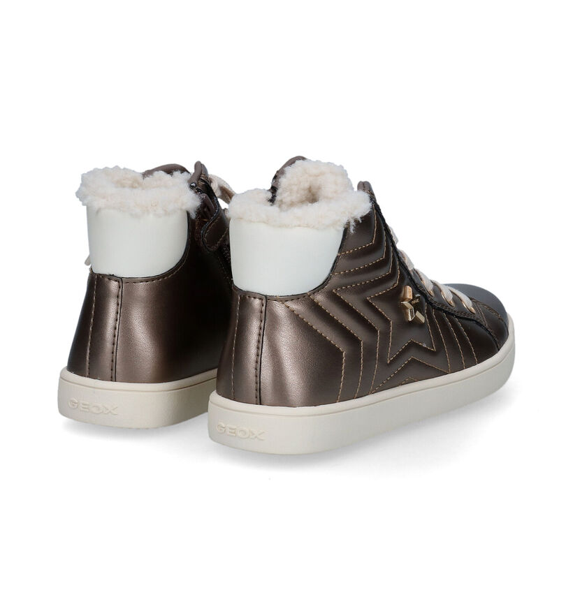 Geox Kathe Baskets en Bronze en simili cuir (317654)