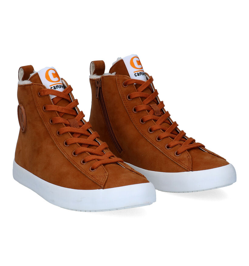 Camper Baskets montantes en Cognac en nubuck (299921)