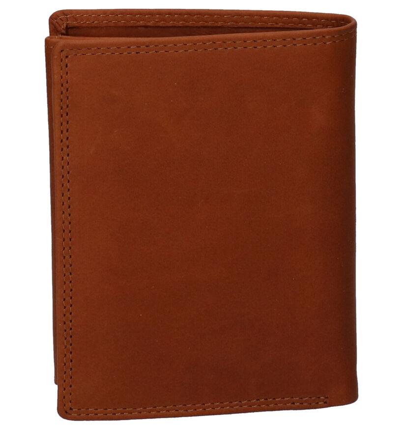 Euro-Leather Portefeuille en Cognac pour hommes (310404)