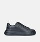 Guess Elba Zwarte Veterschoenen voor heren (350440) - geschikt voor steunzolen
