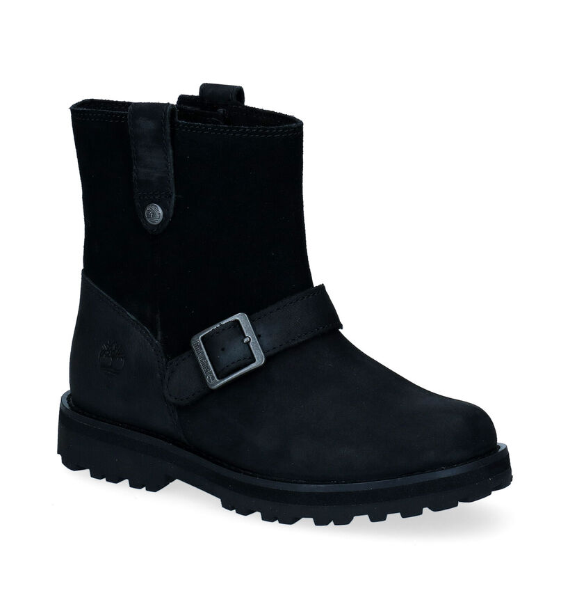 Timberland Courma Kid Biker Zwarte Boot voor jongens (293804) - geschikt voor steunzolen