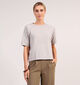 Pieces Bree Beige T-shirt voor dames (361142)