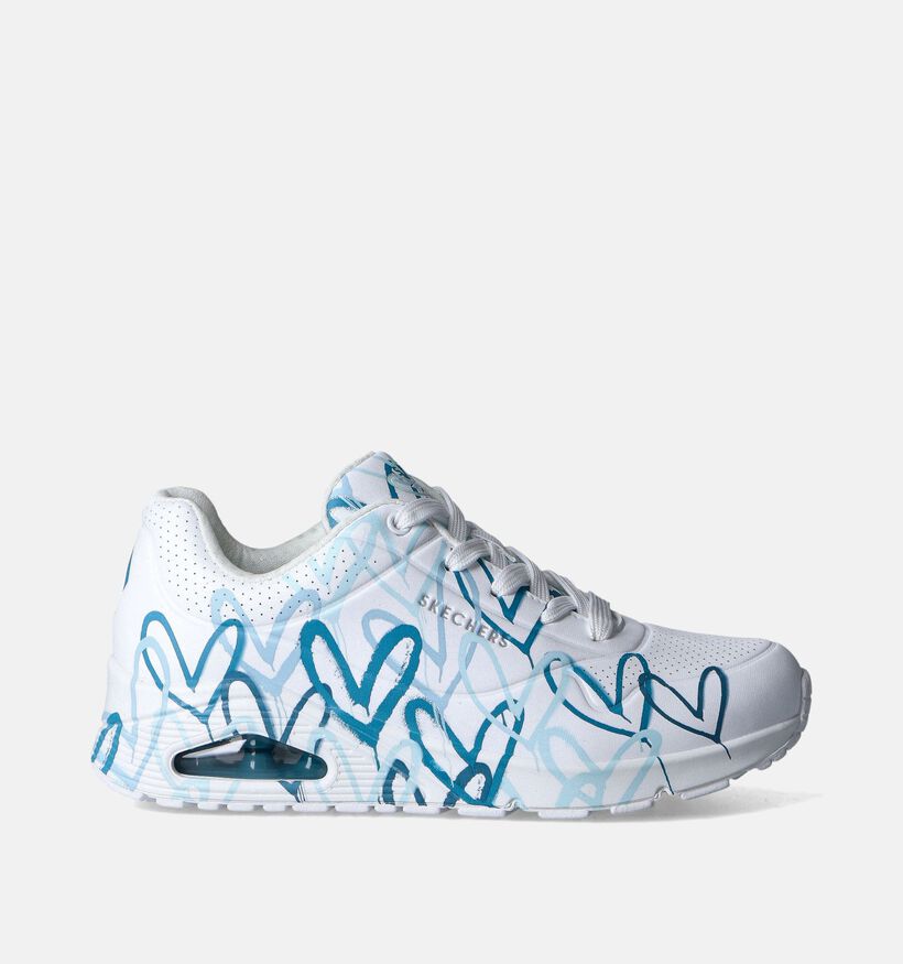 Skechers Jgoldkrown Uno Spread Witte Sneakers voor dames (352259)