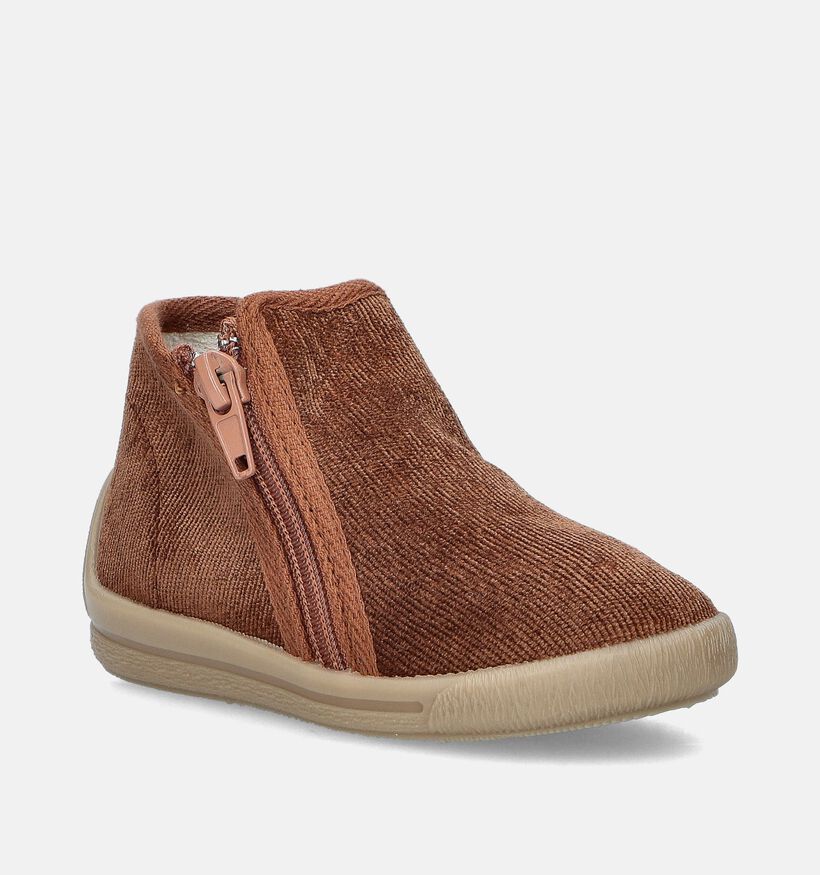 Bellamy Patou Pantoufles en Cognac pour filles, garçons (348670)