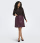 ONLY Carmakoma Bitten Bordeaux Mini-Rok voor dames (378388)