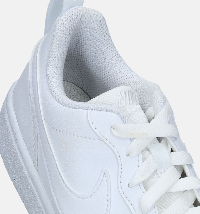 Nike Court Borough Low 2 GS Baskets en Blanc pour filles, garçons (332222)