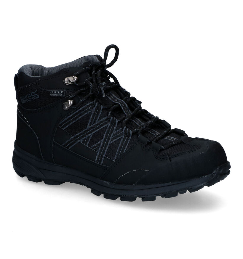 Regatta Samaris Chaussures de randonnée en Noir en simili cuir (303656)