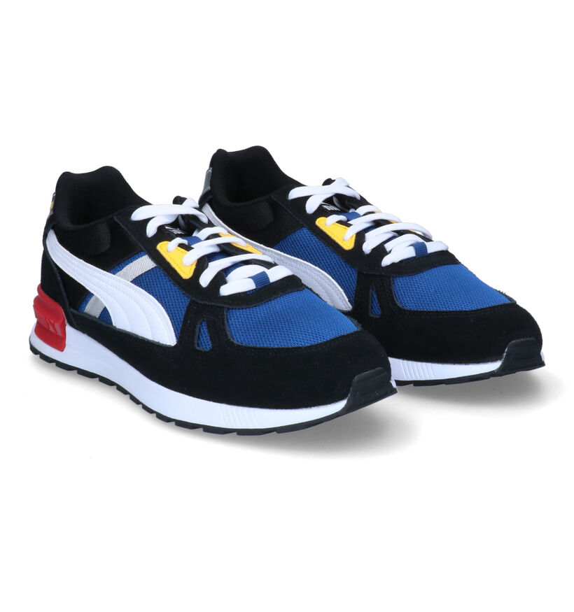 Puma Graviton Pro Baskets en Bleu en simili cuir (301398)