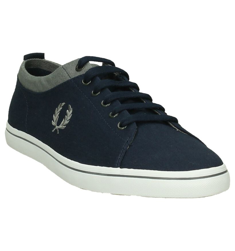 Fred Perry Blauwe Casual Schoen, , pdp
