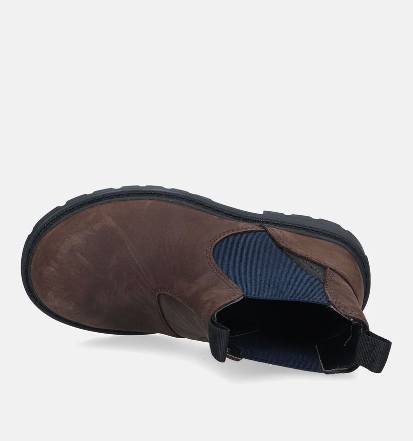 Geox Shaylax Bruine Chelsea Boots voor jongens (330067) - geschikt voor steunzolen