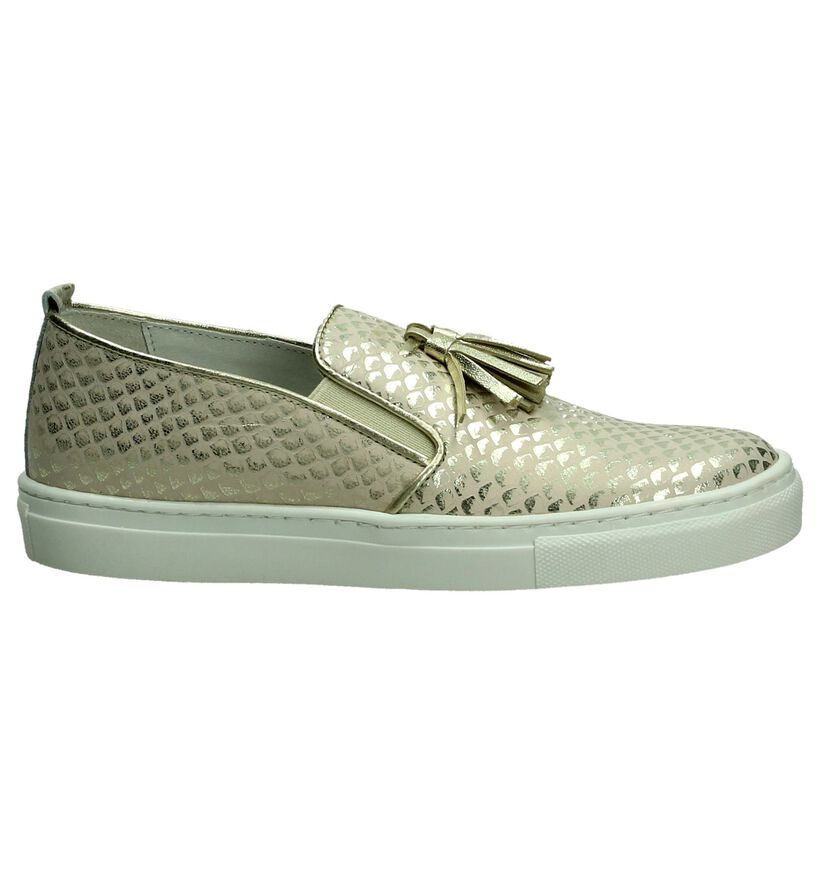 Hampton Bays Chaussures slip-on en Or en cuir (192246)