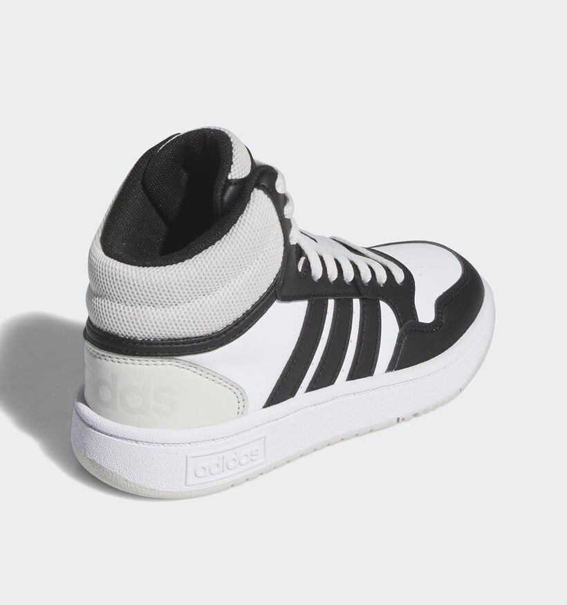 adidas Hoops 3.0 MID Zwarte Sneakers voor jongens, meisjes (348985)