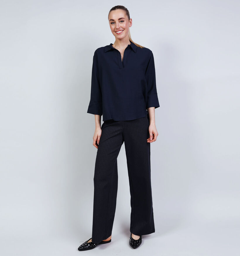 JDY Pepper Donkerblauwe Blouse voor dames (367923)