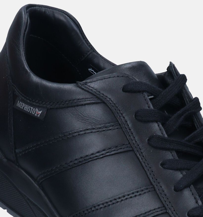 Mephisto Vito Randy Chaussures à lacets en Noir pour hommes (345980) - pour semelles orthopédiques