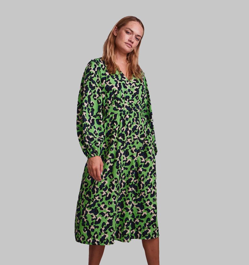 Pieces Meline Groene Midijurk (318582)