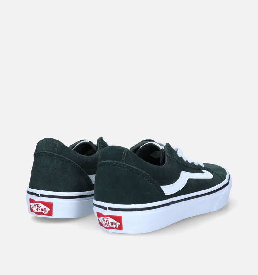 Vans Ward Baskets de skate en Vert pour filles, garçons (334086)