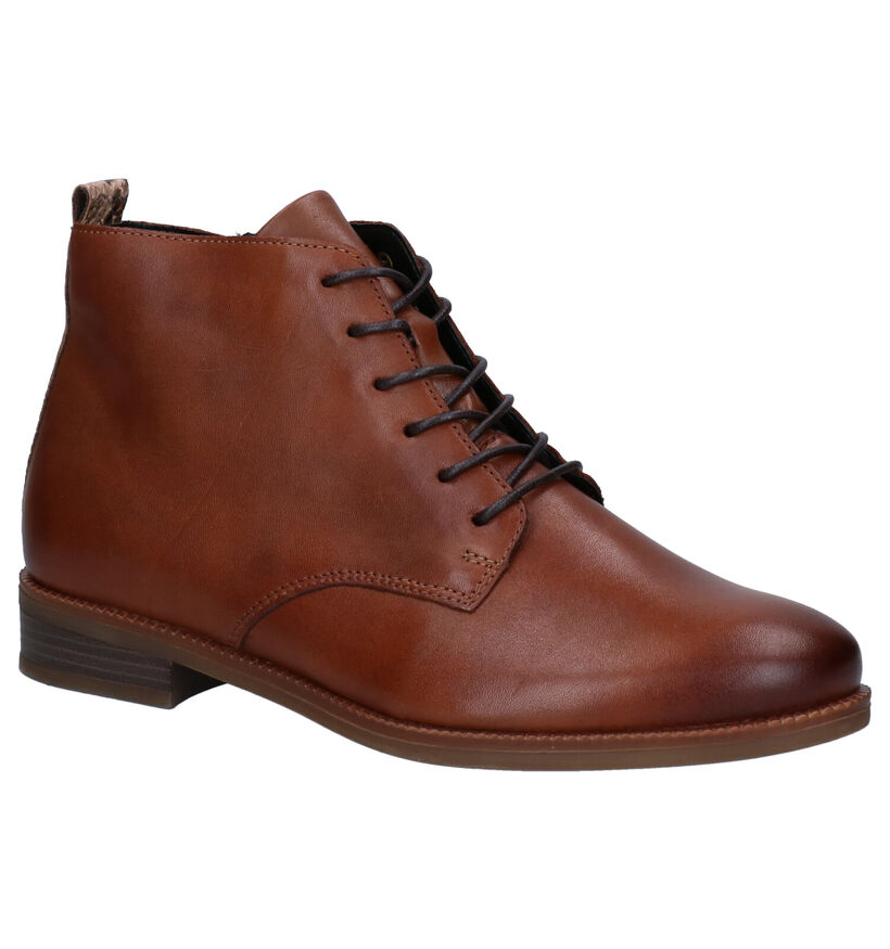 Remonte Bottines à lacets en Cognac en cuir (282746)