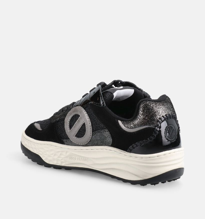 No Name Tyler Court Zwarte Sneakers voor dames (380990) - geschikt voor steunzolen