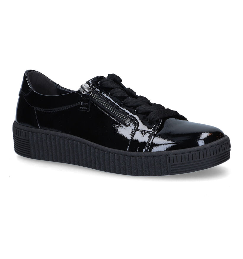 Gabor Best Fitting Chaussures à lacets en Noir en verni (315621)