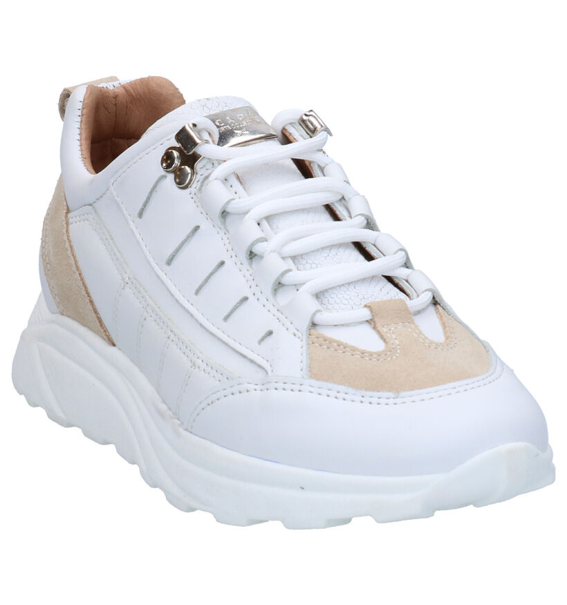 Scapa Witte Sneakers in leer (270352)