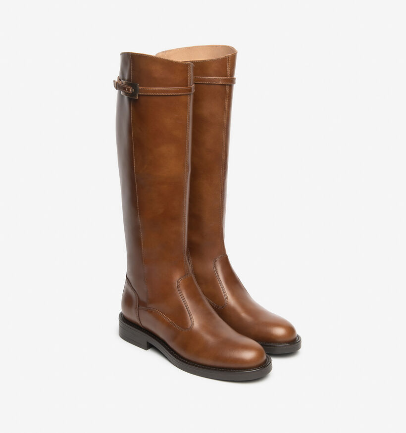 NeroGiardini DryGo! Lange Cognac Laarzen voor dames (379944)