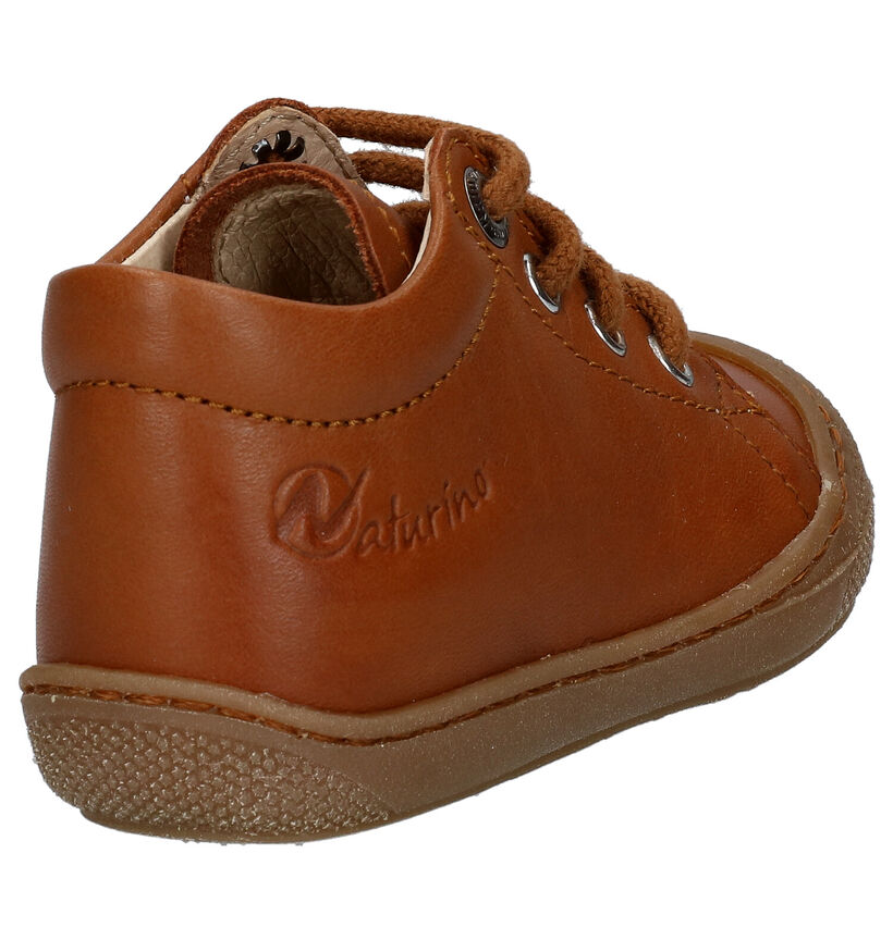 Naturino Cocoon Cognac Bottines voor jongens, meisjes (324034) - geschikt voor steunzolen