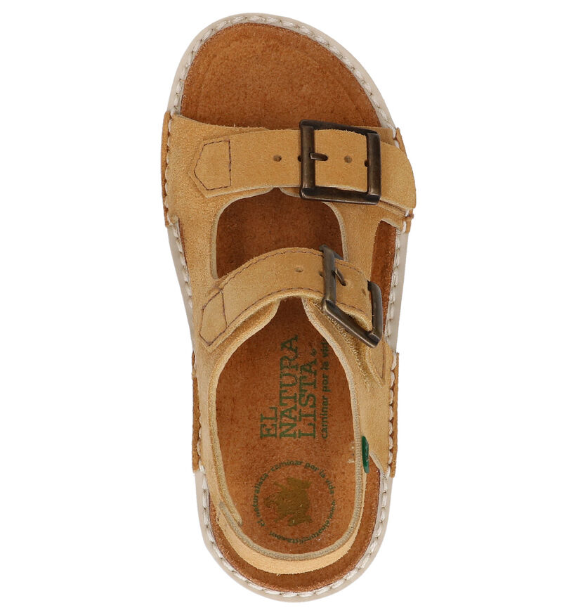 El Naturalista Recyclus Gele Sandalen in nubuck (284413)