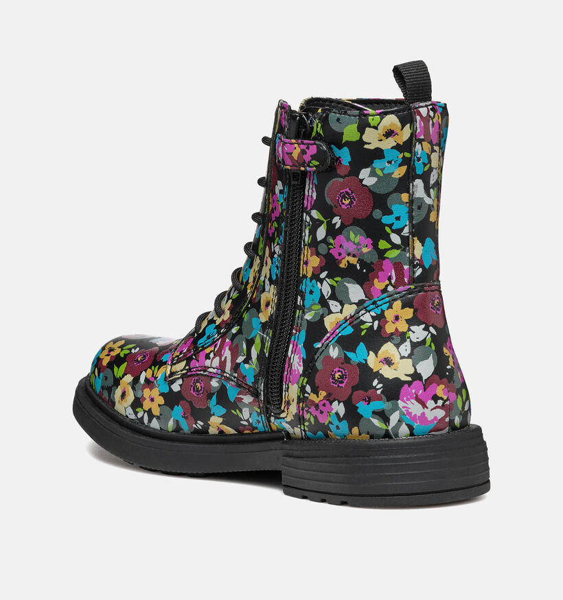 Geox Eclair Bottines en Noir pour filles (344526) - pour semelles orthopédiques