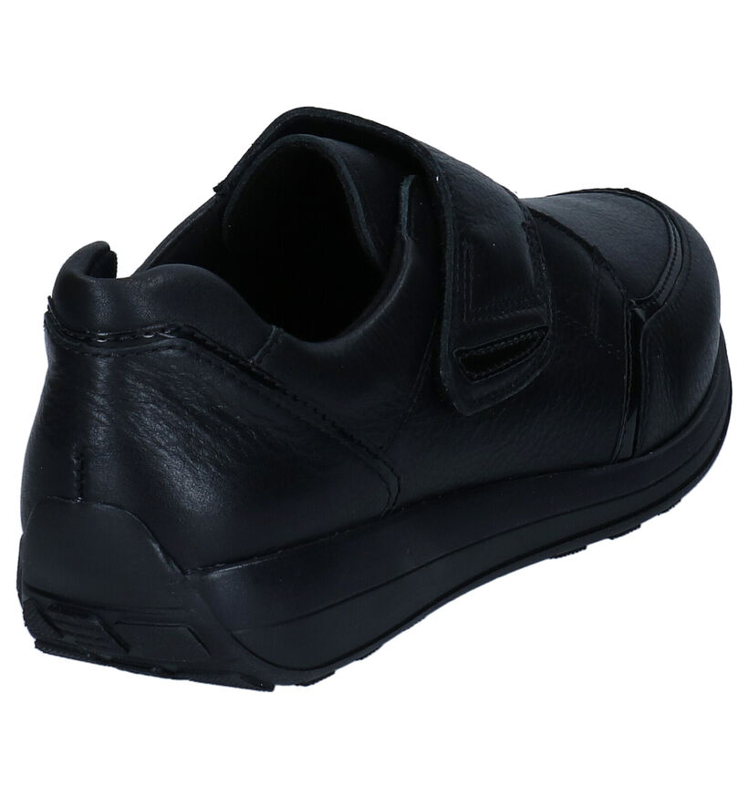 Ara Merano Zwarte Velcroschoenen in leer (298964)