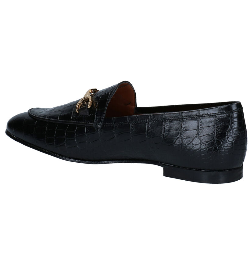 Via Limone Zwarte Loafers in leer (281557)