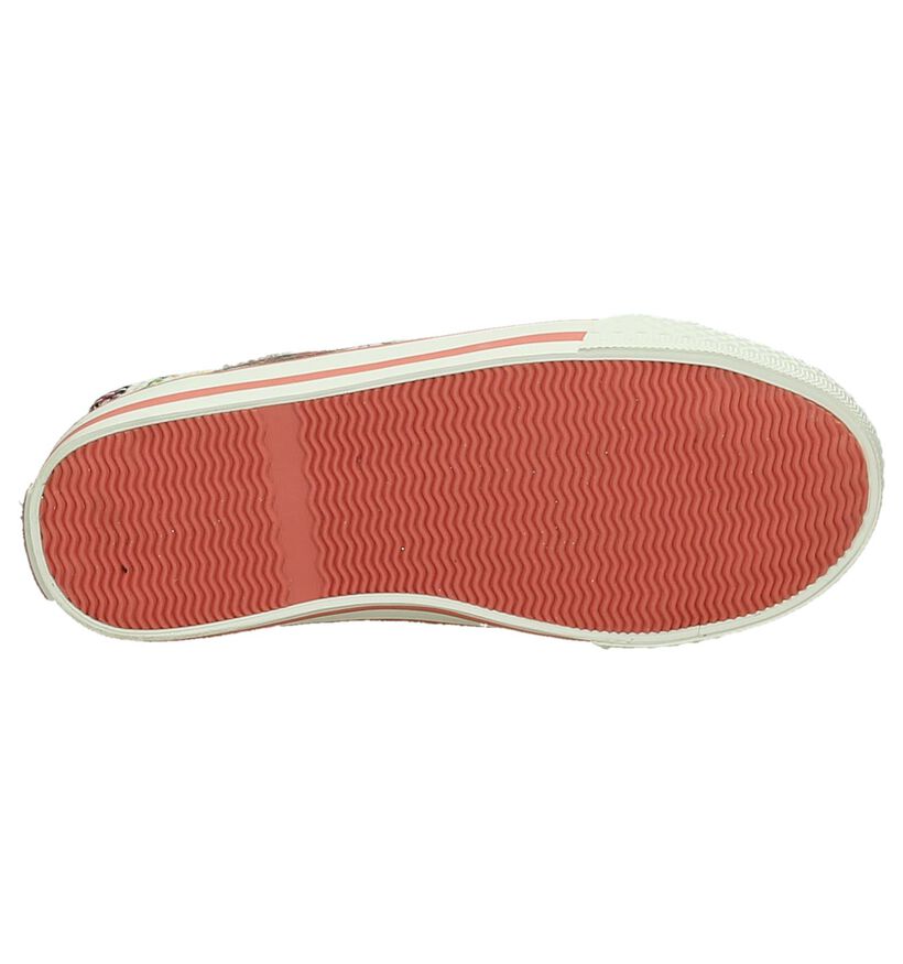 Kipling Butterfly Roze Sneakers Rits/Veter in stof (195825)