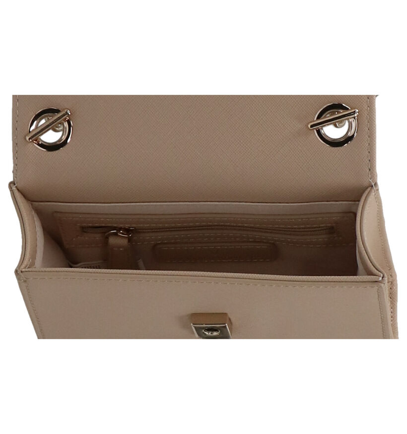 Valentino Handbags Divina SA Sac porté croisé en Beige en simili cuir (307386)