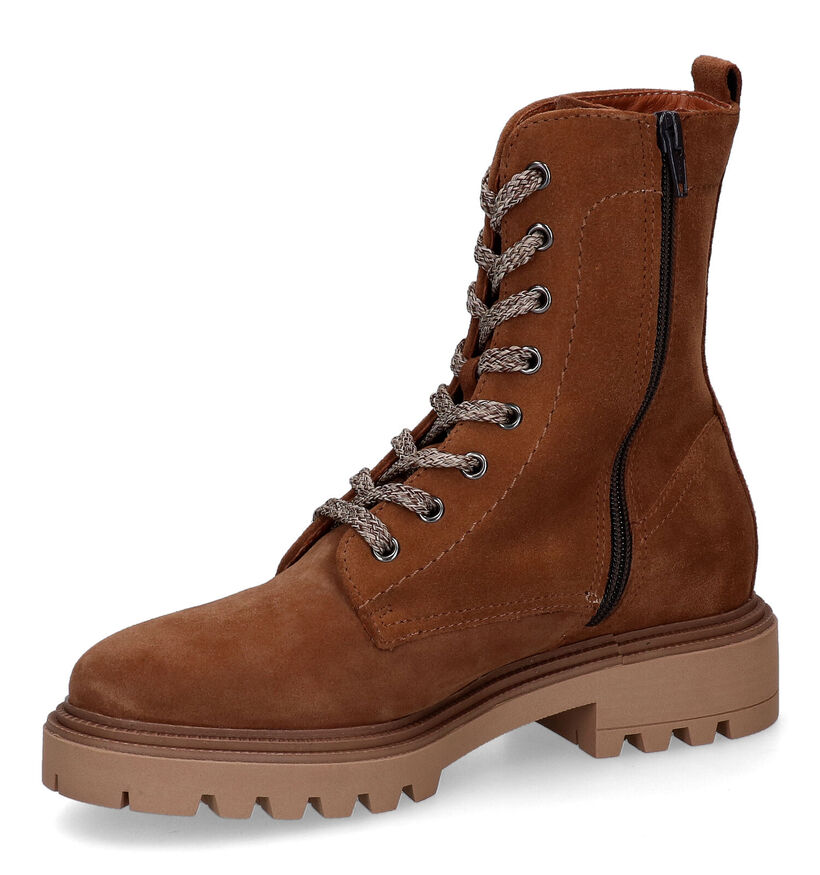 Hampton Bays Boots à lacets en Cognac pour femmes (295994)