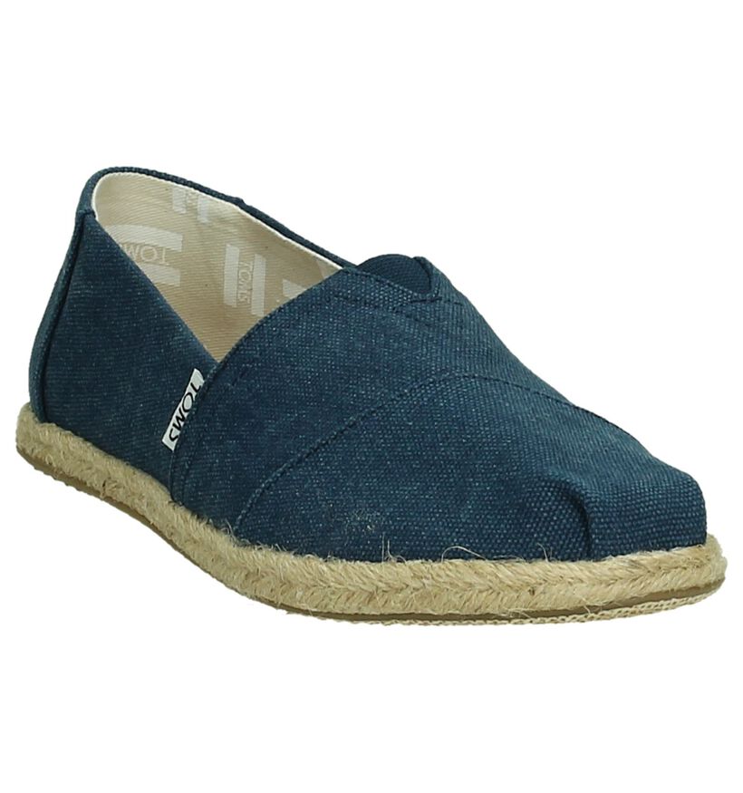 Toms Alpargata  Espadrilles en Gris en textile (269359)