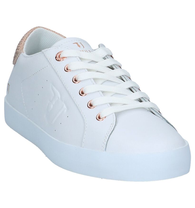 Witte Lage Geklede Sneakers Trussardi Jeans, , pdp