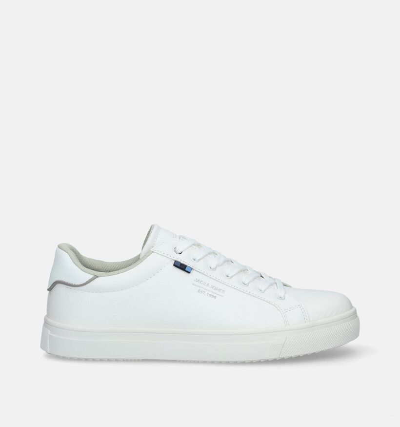 Jack & Jones Bale PU Chaussures à lacets en Blanc pour hommes (337925) - pour semelles orthopédiques