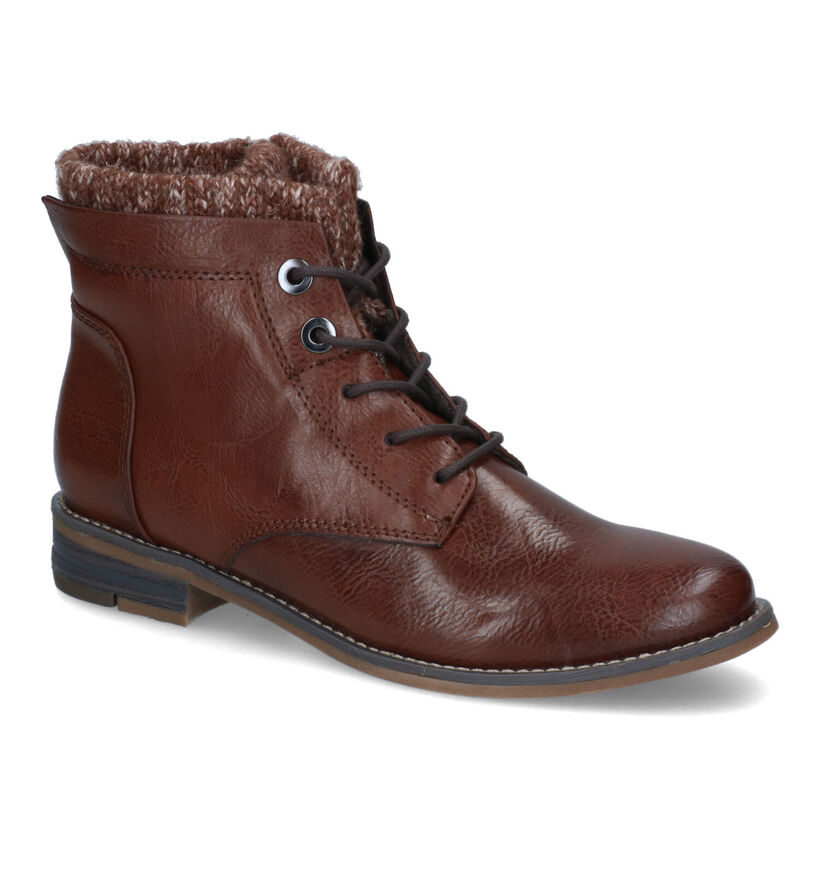 Marco Tozzi Bottines à lacets en Marron pour femmes (315581)